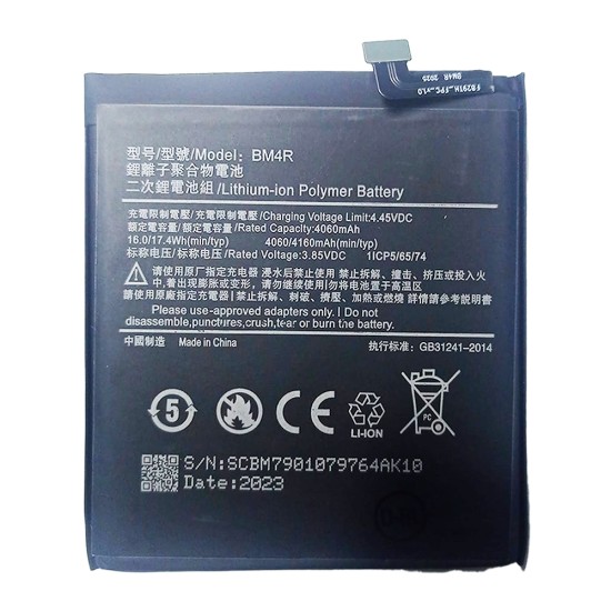 Bateria BM4R/M2002J9G para Xiaomi Mi 10 Lite 5g 4160mAh Bateria BM4R/M2002J9G para Xiaomi Mi 10 Lite 5g 4160mAh